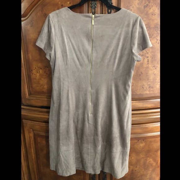 Jessica Simpson Suede Beige Dress - Picture 2 of 4
